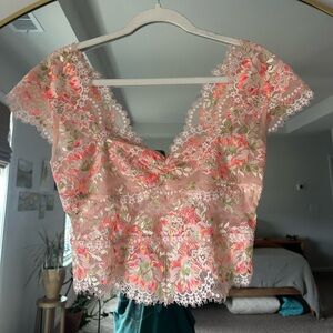 Floral Lace Top